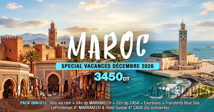Marrakech-Essaouira–rabat & Casa 